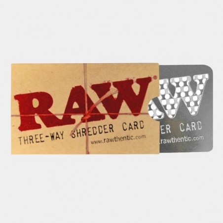 RAW Grinder Card - pour triturer vos fleurs - Grow Barato