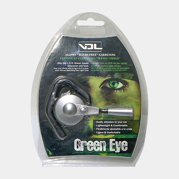 Voir LED Vert Main-Libre Green Eye pour cycle nuit - Grow Barato