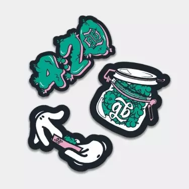 GB Seeds Box autocollants