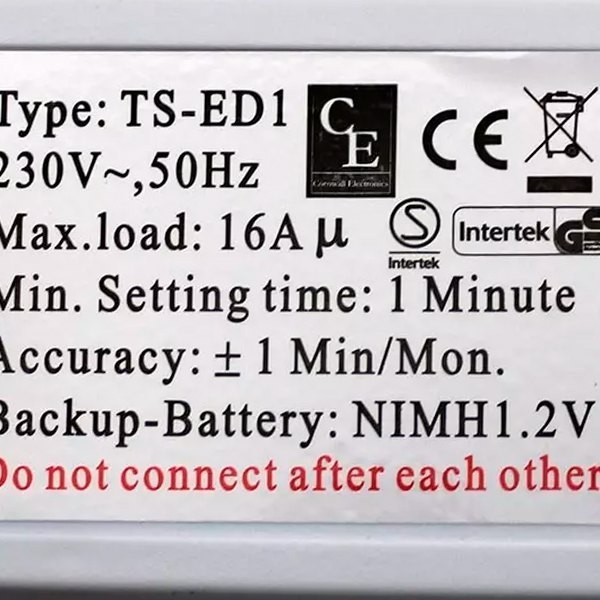 Temporisateur digital characteristiques