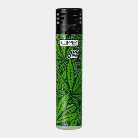 Briquet Clipper Printed Weed Jet Flame 4