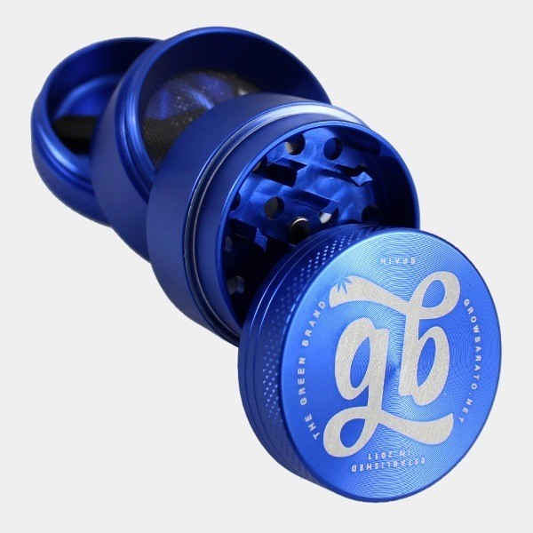 Grinder Aluminium GB 4 Parties 40 mm bleu ouvert