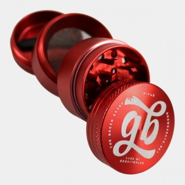 Grinder Aluminium GB 4 Parties 40 mm rouge ouvert