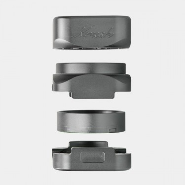 Grinder en Aluminium Krush Kube 3.0 gris parties