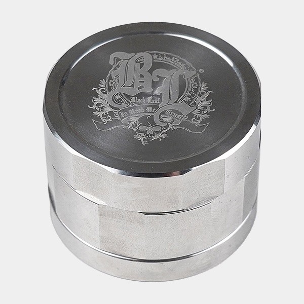 Grinder acier inoxydable Deluxe Black Leaf