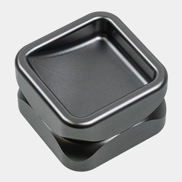 Grinder en Aluminium Krush Kube 2.0 gris fermé