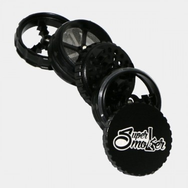 Grinder Double Aluminium Giza 62 mm 5 parties