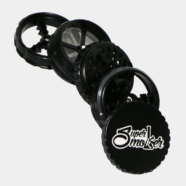 Grinder Double Aluminium Giza 62 mm 5 parties