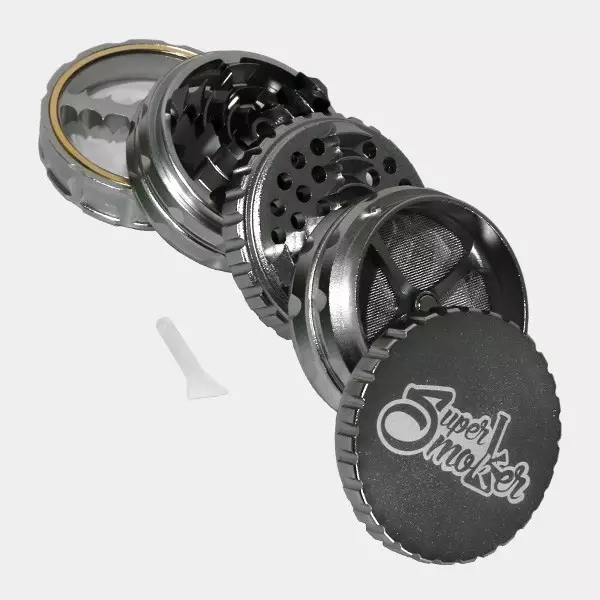 Voir Grinder Double Aluminium Giza 62 mm 5 parties - Grow Barato