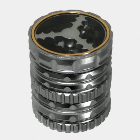 Grinder Double Aluminium Giza 62 mm 5 parties - Grow Barato