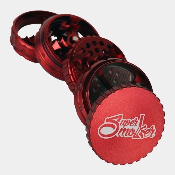 Grinder Double Aluminium Giza 62 mm 5 parties