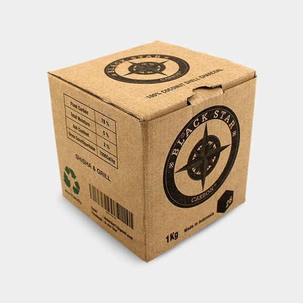 Charbon bio pour chicha BlackStar SH - Grow Barato