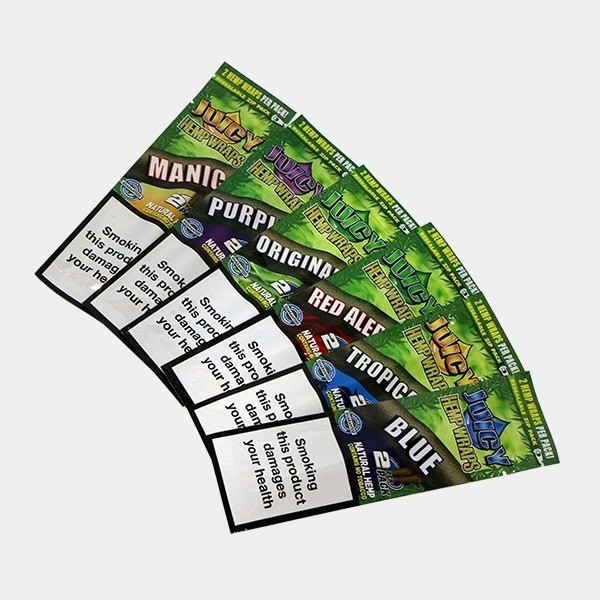 Voir Blunts Juicy Hemp Wraps 100% Chanvre Naturel - Grow Barato