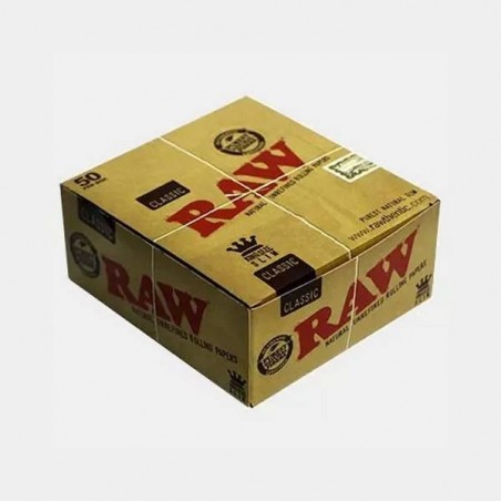 Feuilles à rouler non blanchies Raw King Size - Grow Barato
