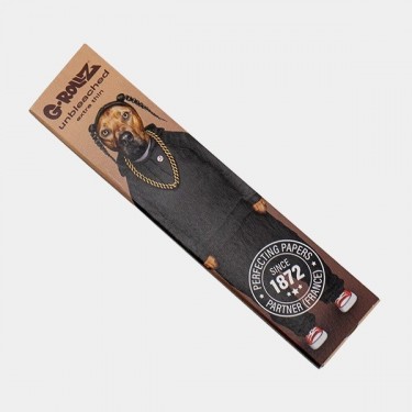 Feuilles à rouler King Size G-Rollz Unbleached 'Pets Rock' - Growbarato