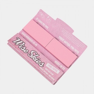 Feuilles à rouler King Size Pink Connoisseur  Wise Skies - GB The Green Brand