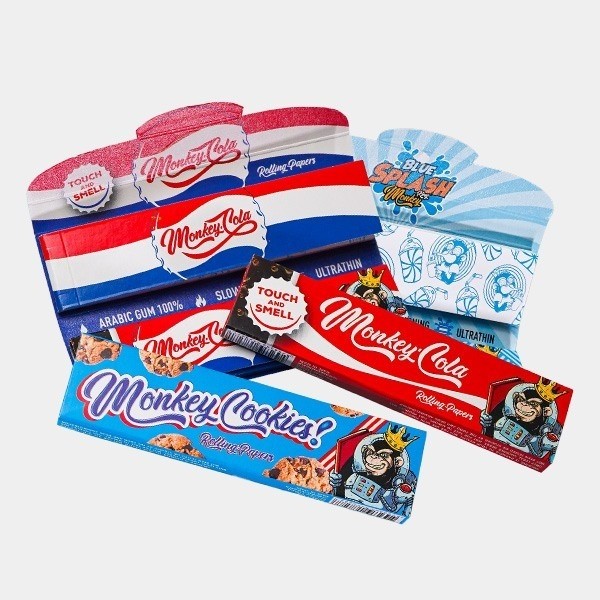 Voir Feuilles à rouler + Filtres King Size Smell Monkey King - GB The Green Brand