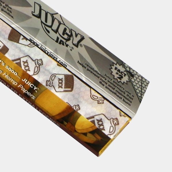 Papier à rouler aromatisé au rhum jamaïcain Juicy Jay's ouvert