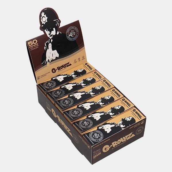 Feuilles à rouler King Size + Filtre Unbleached G-Rollz