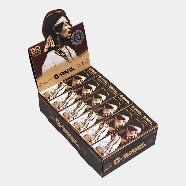 Feuilles à rouler King Size + Filtre Unbleached G-Rollz