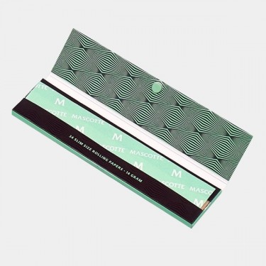 Feuilles à rouler Mascotte Brown Slim M-Series non blanchi - GB The Green Brand