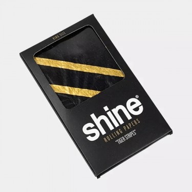 Feuilles à rouler Gold 'Tiger Stripes' Shine King Size - GB The Green Brand