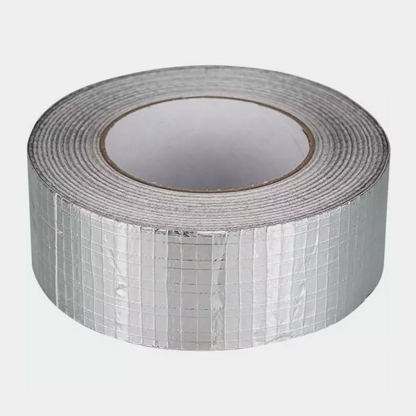 Ruban adhésif aluminium brillant renforcé