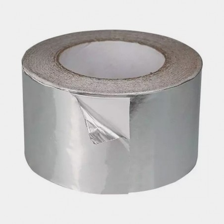 Ruban adhésif aluminium brillant large
