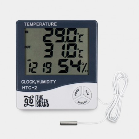 Thermo-Hygromètre Grand écran GB à sonde - Growbarato