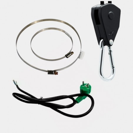 Kit Complet Basique poulies et colliers de serrage