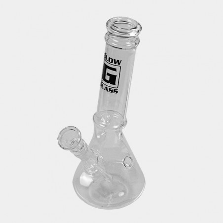 Bong en verre conique + anneau 23 cm - GB The Green Brand