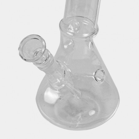 Bong en verre conique + anneau 23 cm - GB The Green Brand