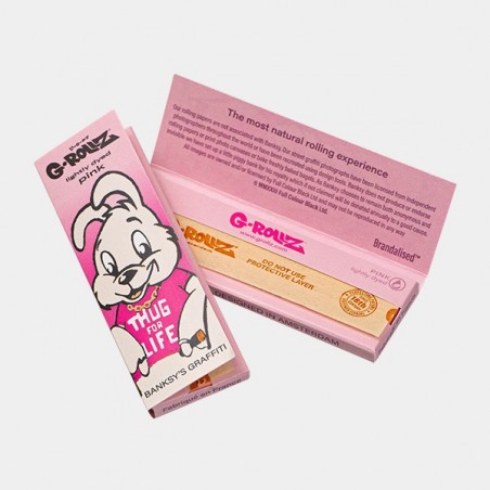 Feuilles à rouler 1.1/4 Pink G-Rollz - GB The Green Brand