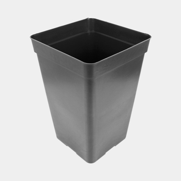 Pots noirs carrés - GB The Green Brand