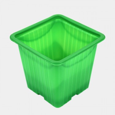 90 Pots de couleurs 7 x 7 x 6 cm vert
