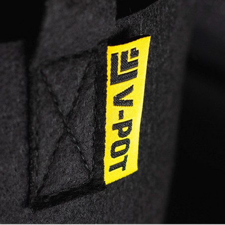 Pot V-Pot en tissu noir Evocrop -  GB The Green Brand