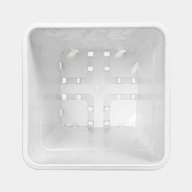 Pots blancs carrés - GB The Green Brand