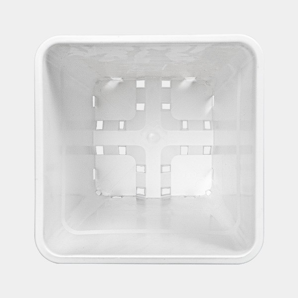 Pots blancs carrés - GB The Green Brand