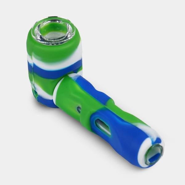 Pipe en Silicone avec douille en verre