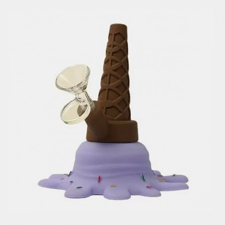 Bong en silicone Glace résistant et portable - GB The Green Brand