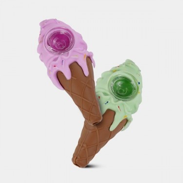 Pipe en Silicone Glace
