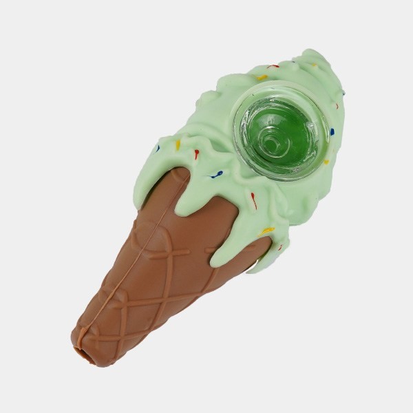 Pipe en Silicone Glace