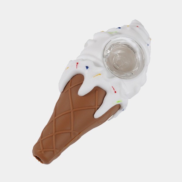 Pipe en Silicone Glace