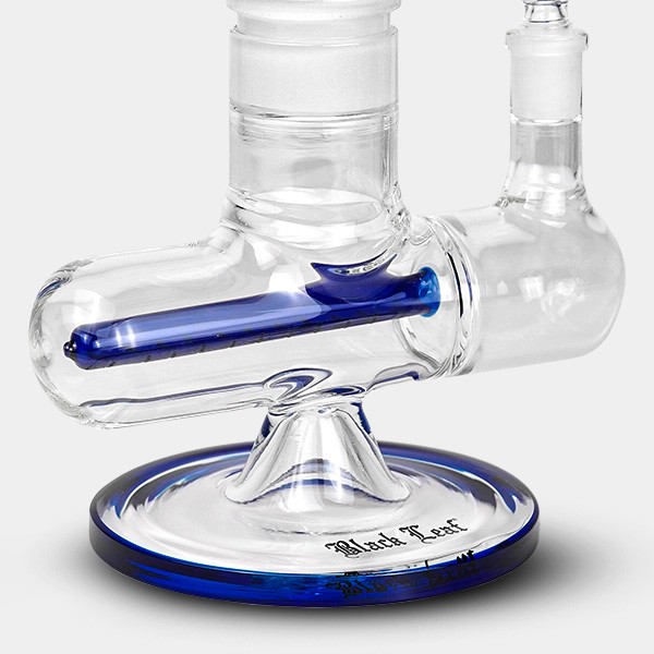 Bang refroidisseur à gel avec spirale + fente en ligne Black Leaf bleu fente en ligne