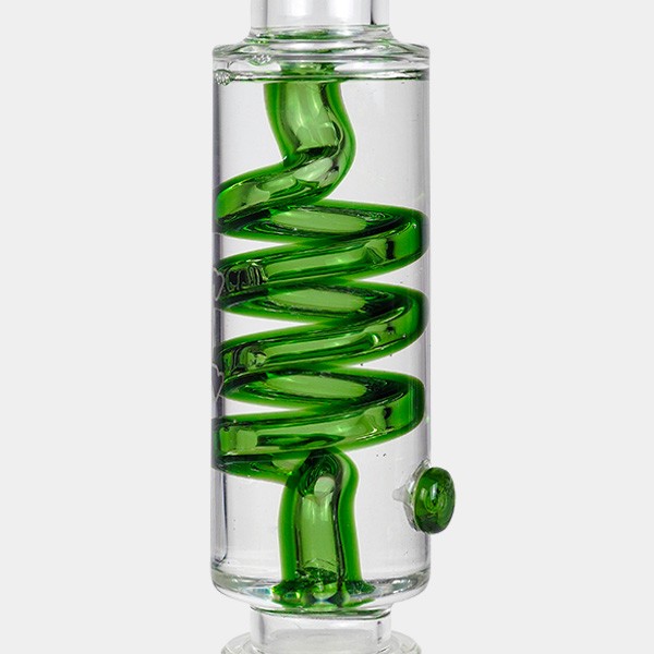 Bang Gel refroidisseur avec spirale + refroidisseur de pièces Inline Slit Black Leaf