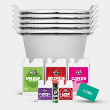 Kit complet féminisé 5 pots 40 L