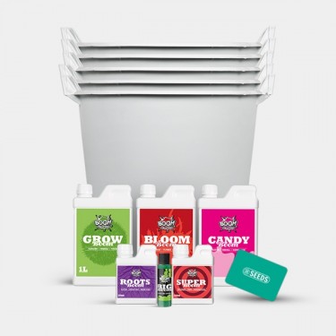 Kit complet féminisé 5 pots 50 L
