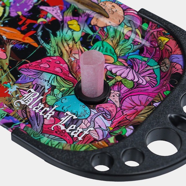 Plateau à rouler avec trous prévus pour les cônes