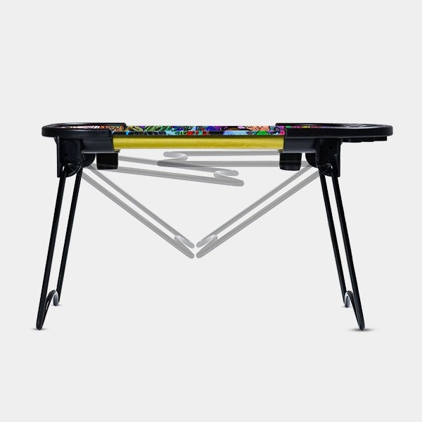 Plateau à rouler avec supports pliables