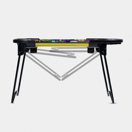 Plateau à rouler avec cônes, brosse et supports Magic Mushrooms pliable